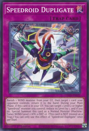 Image of Speedroid Dupligate (LAVD-ENS22) - Legendary Arc-V Decks 1st Edition