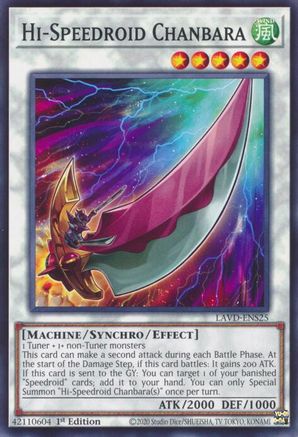 Image of Hi-Speedroid Chanbara (LAVD-ENS25) - Legendary Arc-V Decks 1st Edition