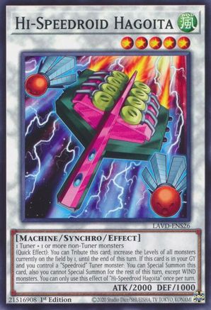 Image of Hi-Speedroid Hagoita (LAVD-ENS26) - Legendary Arc-V Decks 1st Edition