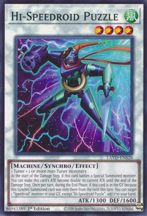 Image of Hi-Speedroid Puzzle (LAVD-ENS28) - Legendary Arc-V Decks 1st Edition