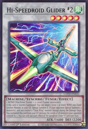 Image of Hi-Speedroid Glider #2 (UR) (LAVD-ENS35) - Legendary Arc-V Decks 1st Edition
