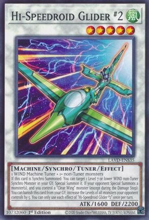 Image of Hi-Speedroid Glider #2 (LAVD-ENS35) - Legendary Arc-V Decks 1st Edition
