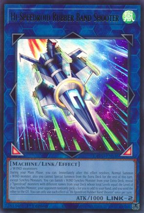 Image of Hi-Speedroid Rubber Band Shooter (UR) (LAVD-ENS36) - Legendary Arc-V Decks 1st Edition