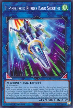 Image of Hi-Speedroid Rubber Band Shooter (LAVD-ENS36) - Legendary Arc-V Decks 1st Edition