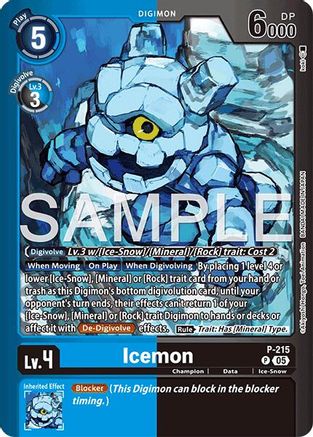Image of Icemon (P-215) - Limited Card Pack -Final Crest- Foil