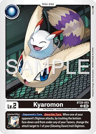 Image of Kyaromon (BT26-003) - Timeless Bonds