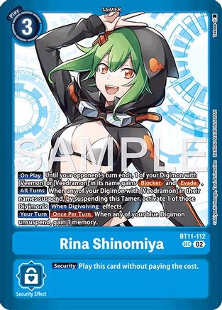 Image of Rina Shinomiya (BT11-112) - Limited Card Pack -Final Crest- Foil