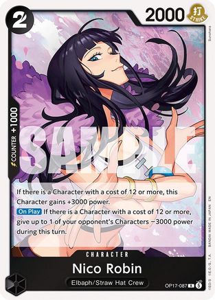 Image of Nico Robin (OP17-087) - The World's Strongest Warriors Foil