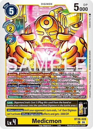 Image of Medicmon (BT26-028) - Timeless Bonds