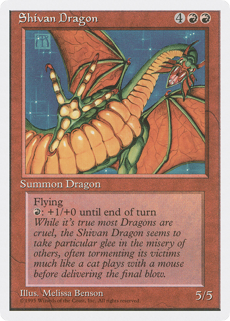 Image of Shivan Dragon [Fourth Edition]