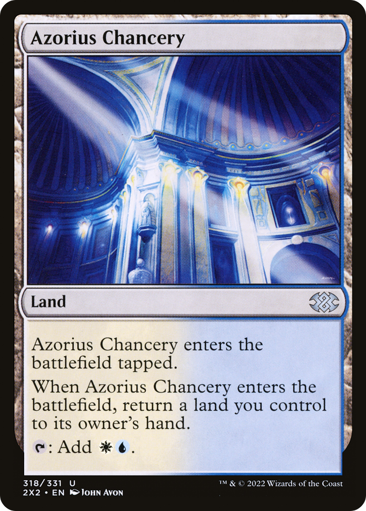 Image of Azorius Chancery [Double Masters 2022]