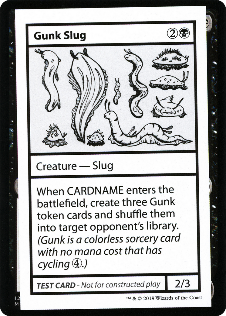 Image of Gunk Slug (2021 Edition) [Mystery Booster Playtest Cards]