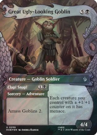 Image of Great Ugly-Looking Goblin (Showcase) (Surge Foil) (HOB-259) - The Hobbit Foil