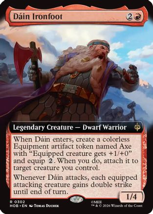 Image of Dain Ironfoot (Extended Art) (HOB-302) - The Hobbit
