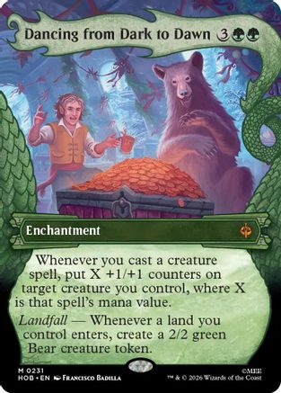 Image of Dancing from Dark to Dawn (Showcase) (HOB-231) - The Hobbit Foil