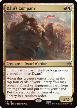 Image of Dain's Company (HOB-152) - The Hobbit Foil