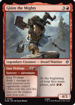 Image of Gloin the Mighty (HOB-099) - The Hobbit Foil