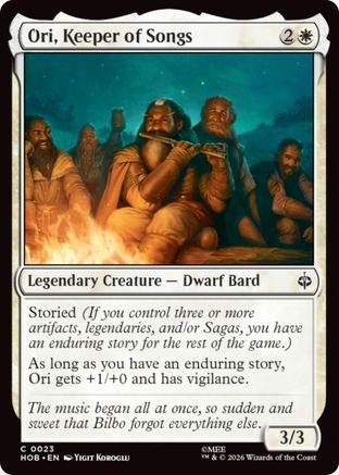 Image of Ori, Keeper of Songs (HOB-023) - The Hobbit Foil