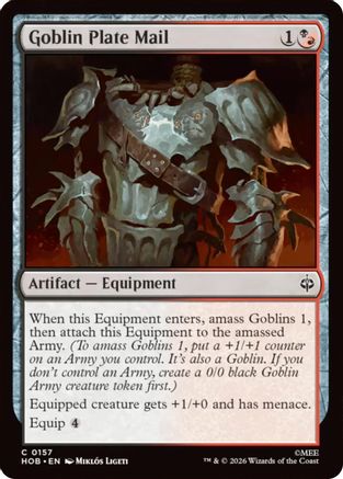 Image of Goblin Plate Mail (HOB-157) - The Hobbit Foil