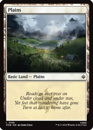 Image of Plains (0189) (HOB-189) - The Hobbit Foil