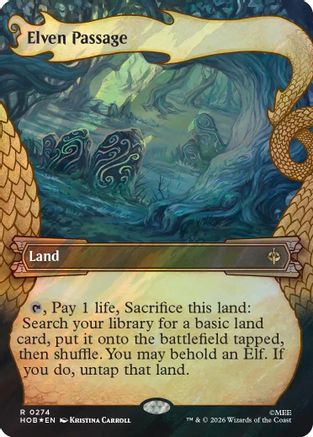 Image of Elven Passage (Showcase) (Surge Foil) (HOB-274) - The Hobbit Foil