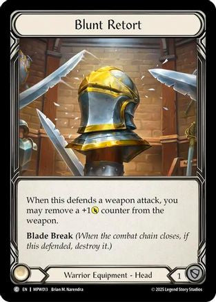 Image of Blunt Retort (MPW013) - Mastery Pack Warrior