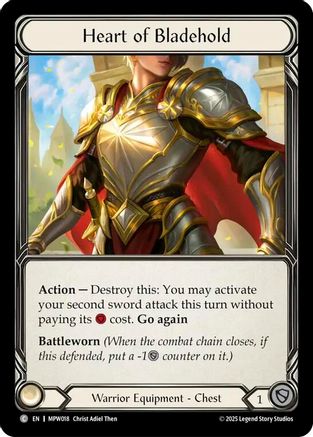 Image of Heart of Bladehold (MPW018) - Mastery Pack Warrior