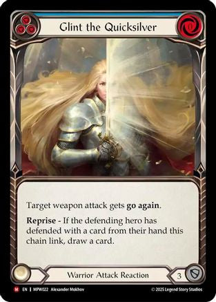 Image of Glint the Quicksilver (Blue) (MPW022) - Mastery Pack Warrior