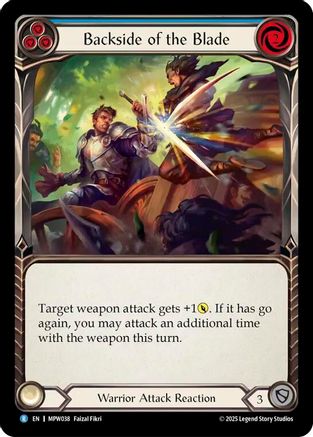 Image of Backside of the Blade (Blue) (MPW038) - Mastery Pack Warrior