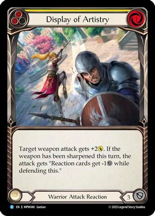 Image of Display of Artistry (Yellow) (MPW040) - Mastery Pack Warrior