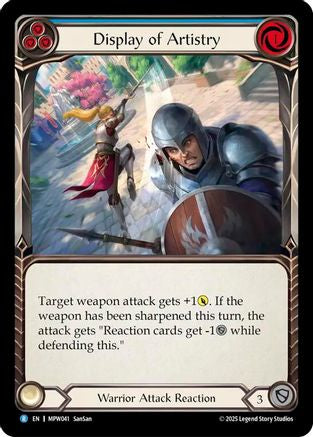 Image of Display of Artistry (Blue) (MPW041) - Mastery Pack Warrior