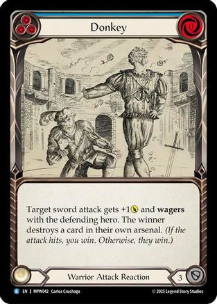 Image of Donkey (Blue) (MPW042) - Mastery Pack Warrior Rainbow Foil