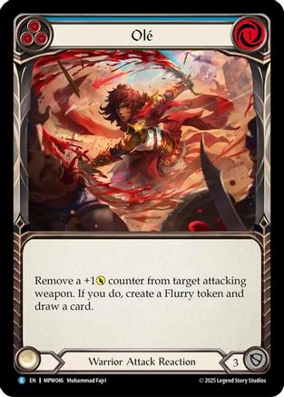 Image of Ole (Blue) (MPW046) - Mastery Pack Warrior Rainbow Foil
