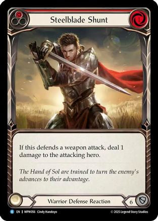 Image of Steelblade Shunt (Red) (MPW056) - Mastery Pack Warrior