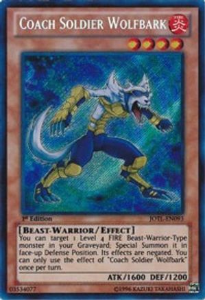 Image of Coach Soldier Wolfbark [JOTL-EN093] Secret Rare