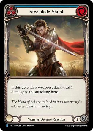 Image of Steelblade Shunt (Blue) (MPW058) - Mastery Pack Warrior
