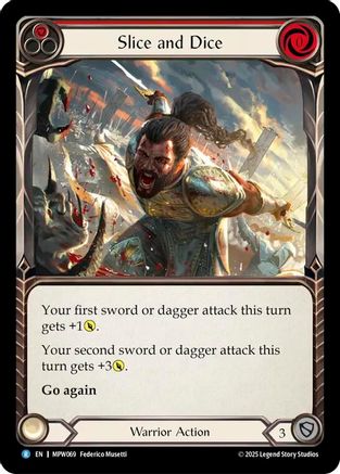 Image of Slice and Dice (Red) (MPW069) - Mastery Pack Warrior
