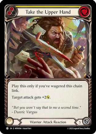 Image of Take the Upper Hand (Yellow) (MPW094) - Mastery Pack Warrior