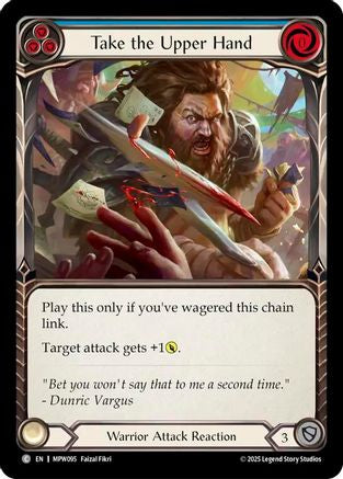 Image of Take the Upper Hand (Blue) (MPW095) - Mastery Pack Warrior