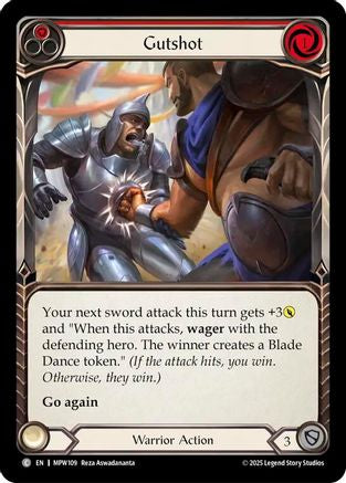 Image of Gutshot (Red) (MPW109) - Mastery Pack Warrior