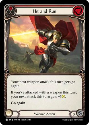Image of Hit and Run (Red) (MPW112) - Mastery Pack Warrior