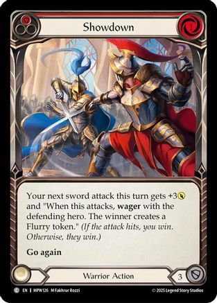 Image of Showdown (Red) (MPW126) - Mastery Pack Warrior