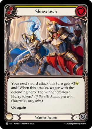 Image of Showdown (Yellow) (MPW127) - Mastery Pack Warrior