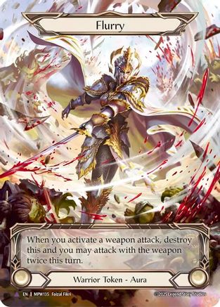 Image of Flurry (Marvel) (MPW135) - Mastery Pack Warrior Cold Foil