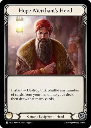 Image of Hope Merchant's Hood (MPW136) - Mastery Pack Warrior