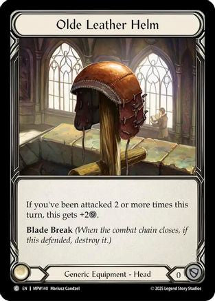 Image of Olde Leather Helm (MPW140) - Mastery Pack Warrior