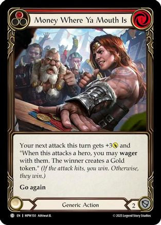 Image of Money Where Ya Mouth Is (Red) (MPW150) - Mastery Pack Warrior