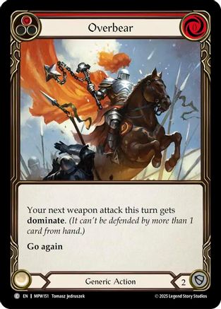 Image of Overbear (Red) (MPW151) - Mastery Pack Warrior