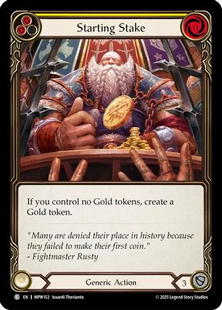 Image of Starting Stake (Yellow) (MPW152) - Mastery Pack Warrior