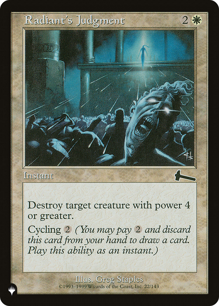 Image of Radiant's Judgment [The List]